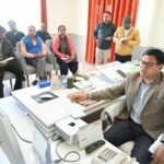टिहरी गढ़वाल में अपर जिलाधिकारी शैलेन्द्र सिंह नेगी की अध्यक्षता में आयोजित एनसीओआरडी बैठक में उपस्थित अधिकारी।